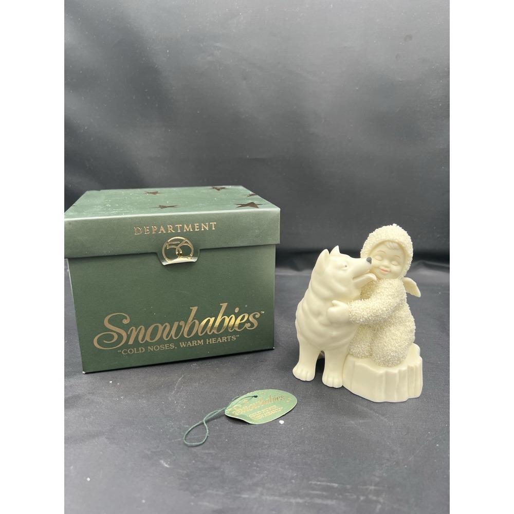 ❄️❤️Dept 56 Snowbabies "Cold Nose, Warm Hearts" Figurine – Retired – Porcelain☃️